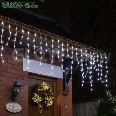 2.5m 7.2W 100LEDs Christmas LED Icicle Light for Festival Xmas Outdoor Garden Decoration