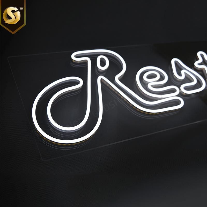 Custom Made Acrylic LED Light Neon Letters Signs for Wall