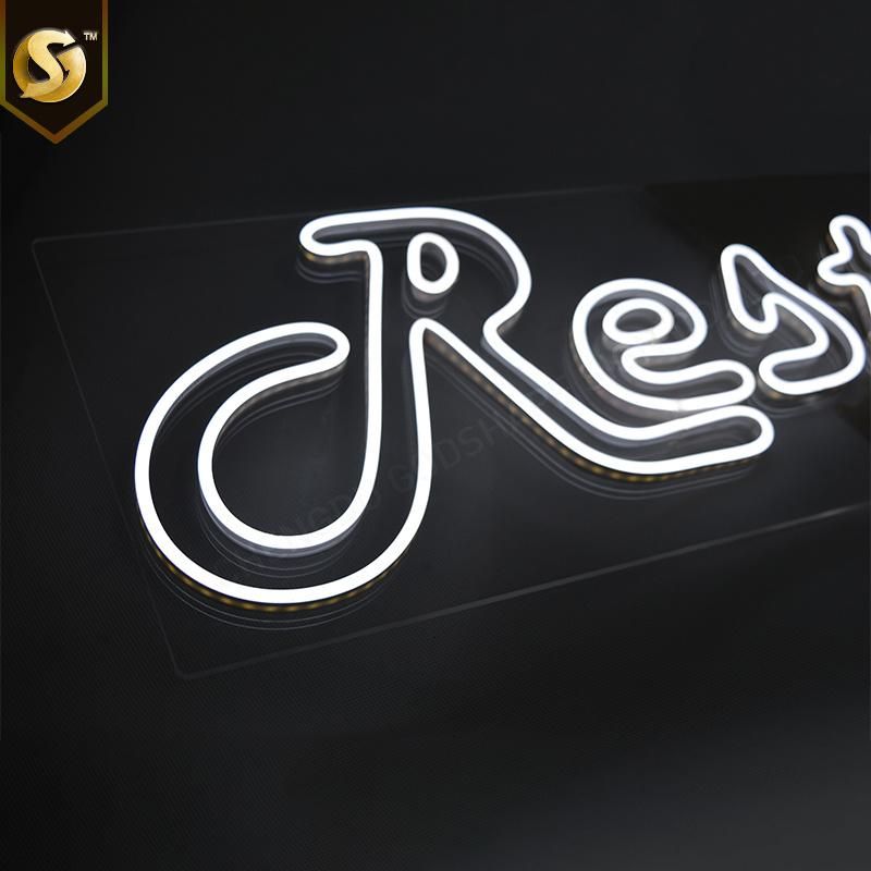 Custom Made Acrylic LED Light Neon Letters Signs for Wall