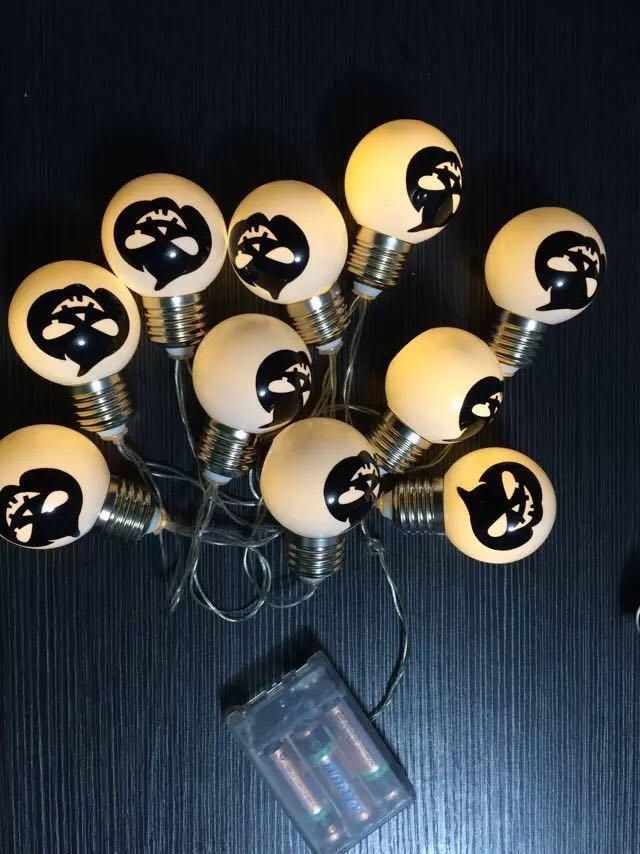 LED String Lights with Different Covers Owl