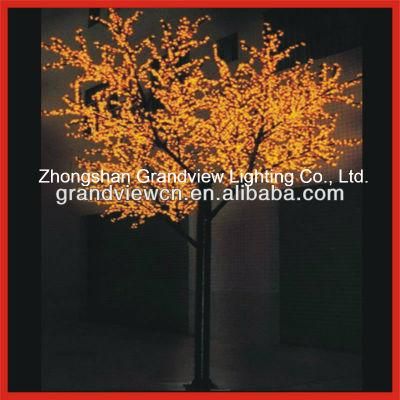 Yellow Decoration Christmas with CE/RoHS LED Cherry Blossom Tree Light
