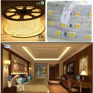 5050 60 SMD RGB LED Strip Christmas 100m/Reel Wholesale High Voltage 110V 220V 5050 LED Strip