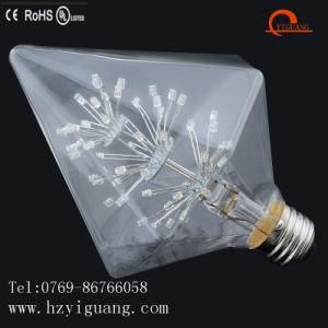Diomand Shaped Decorated Energy Saving LED Starry Bulb