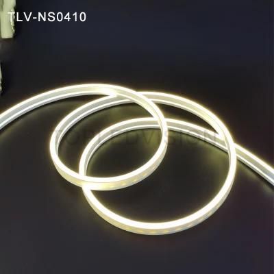 Super Slim 4*10mm Silicone Tube Neon Flex Light with 120LEDs/M Strip