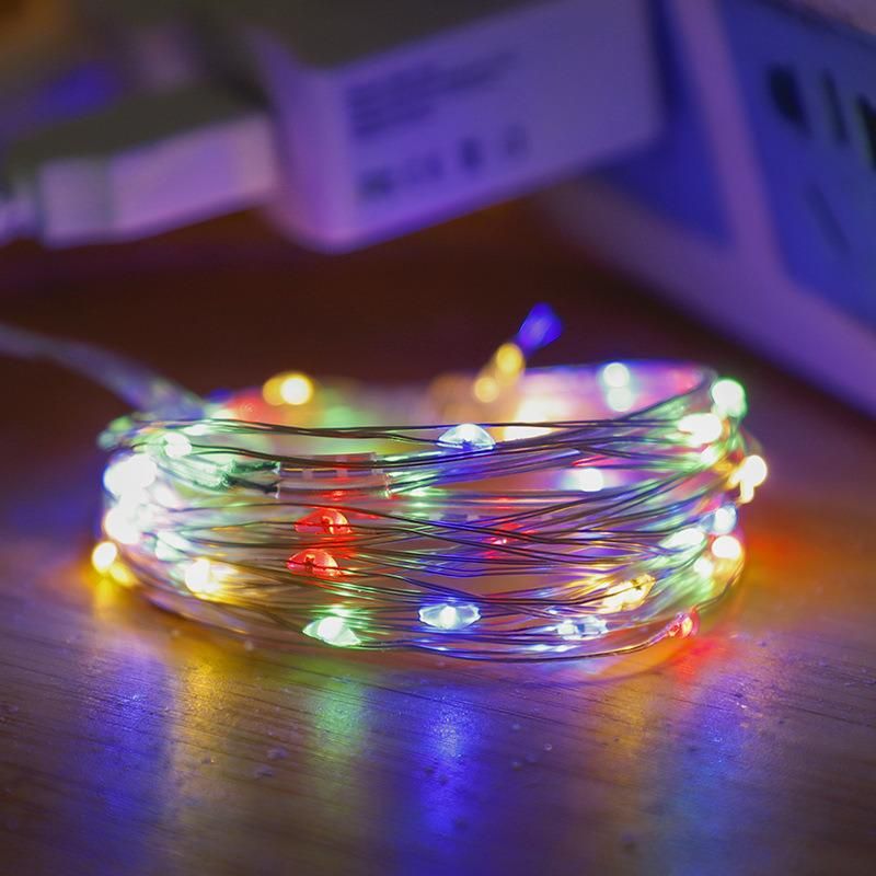Copper Wire Christmas String Lights Decoration Light for Tree Wedding Home Garden Party