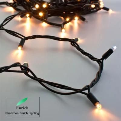 White/Black/Green Wire Christmas Lights Outdoor, IP68 Waterproof Outdoor Tree Lights