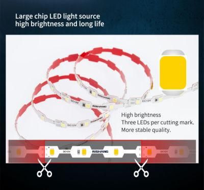 Per Cutting Mark More Stable Quality DC12V 6W/M 3D Flexible LED Strips