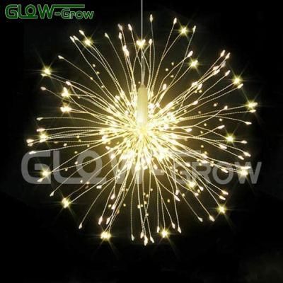 LED Starburst Sphere Firework Fairy Light for Patio Parties Wedding Home Garden Holiday Tree Christmas Decoration