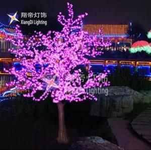 3m 2017 Hot Sale 350cm Artificial Indoor Outdoor Lighted Cherry Blossom LED Tree