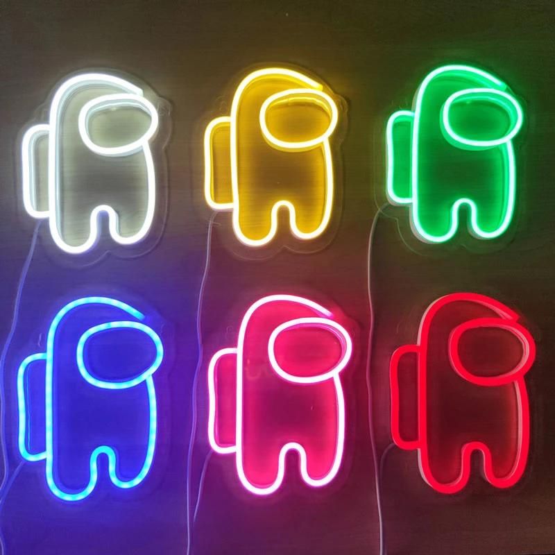 New Arrivals Illuminated Custom Light Wall-Mounted Custom RGB Color Neon Signage LED Neon Sign