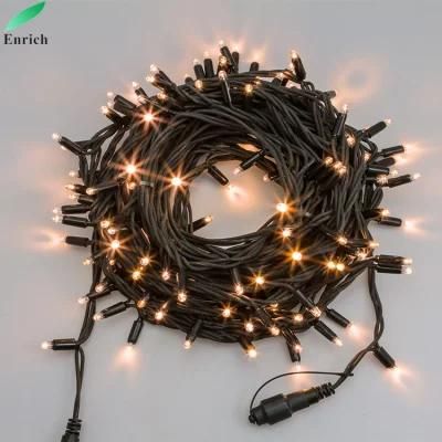 72FT 200 LED Rubber LED String Lights Waterproof for Halloween Garden, Patio, Fence, Balcony