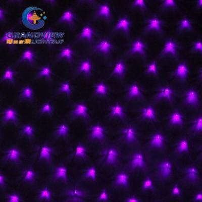 2m Width Purple Light LED Net Light with 8-Mode
