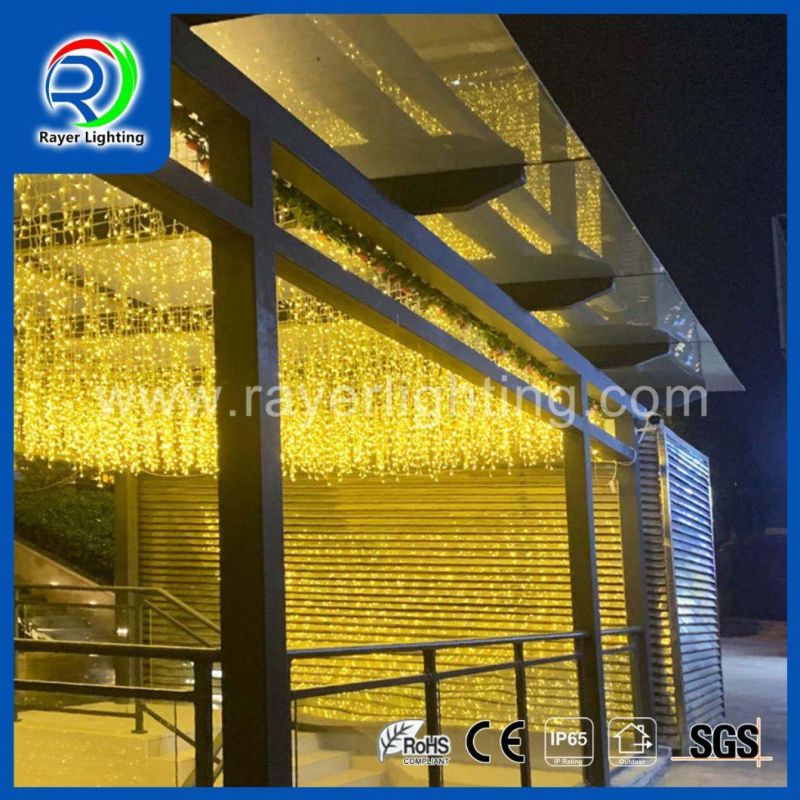 Outdoor Waterproof Garden Street Decoration LED Christmas Lights Curtain Lights