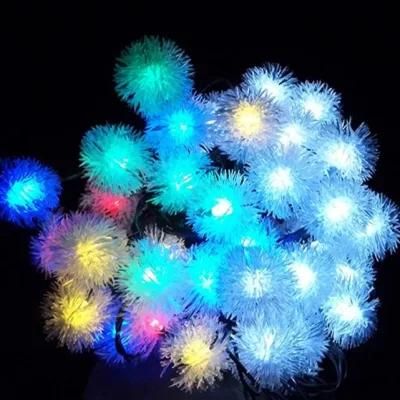 Outdoor LED Solar Edelweiss String Lights