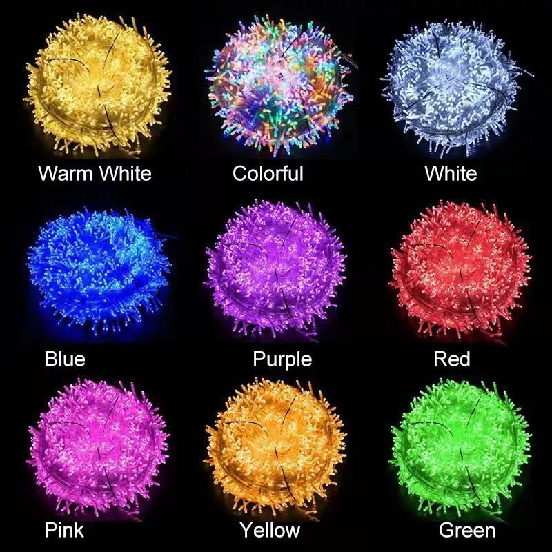 Waterproof LED Garland for Christmas Trees Decoration String Lights