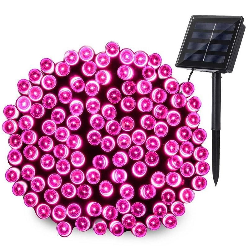 8 Modes 100/200 LEDs Solar String Light Outdoor Waterproof for Garden DEC Christmas Garland Solar Powered Lamp Fairy Strip Light