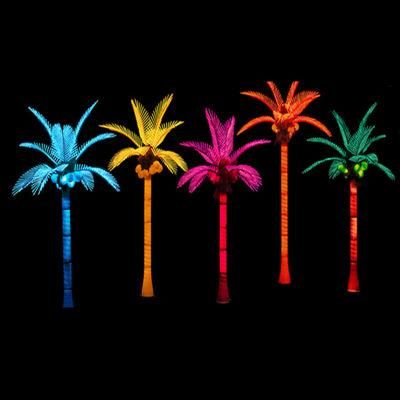 2018 Hot Outdoor Artificial Decorative LED Palm Tree Light
