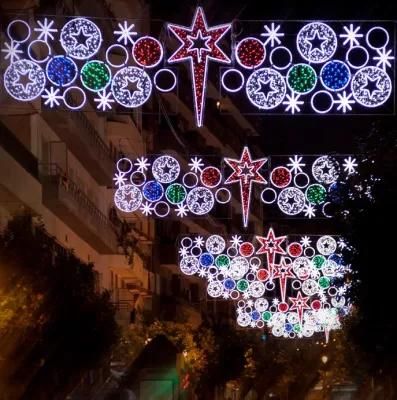 Outdoor LED Christmas Rope Motif Lights for Main Street Decorations