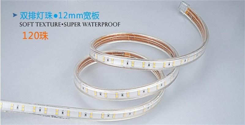 220V 2835 180 Double Line High Brightness LED Flexible Strip