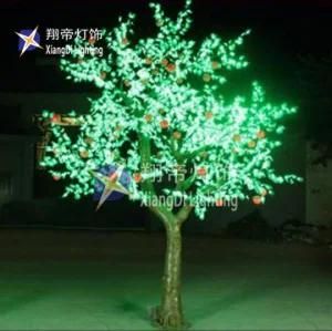 Green Color Battery Powered Base Mini LED Tree 20FT 30FT 40FT 50FT Giant Outdoor Lighting Christmas Tree