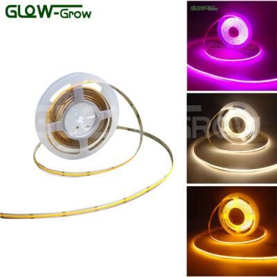 3000K Warm White UL Approval COB Strip Light for Living Room Use