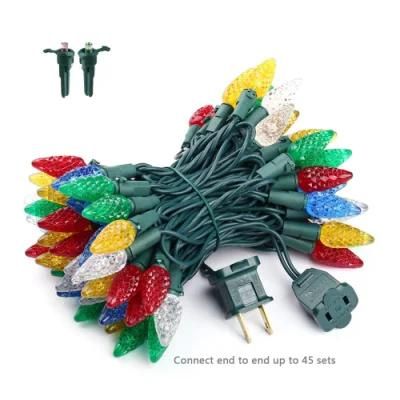 UL Listed 50 Count C6 LED Christmas Lights