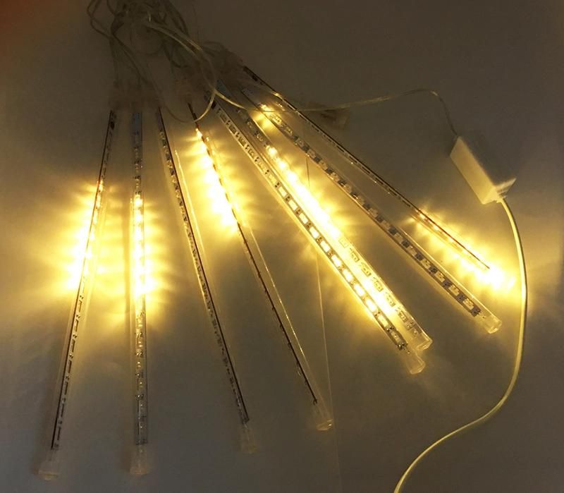Waterproof 80cm 100cm Tube Holiday Rain LED String Decorator Christmas Drop Lighting Meteor Shower Lights