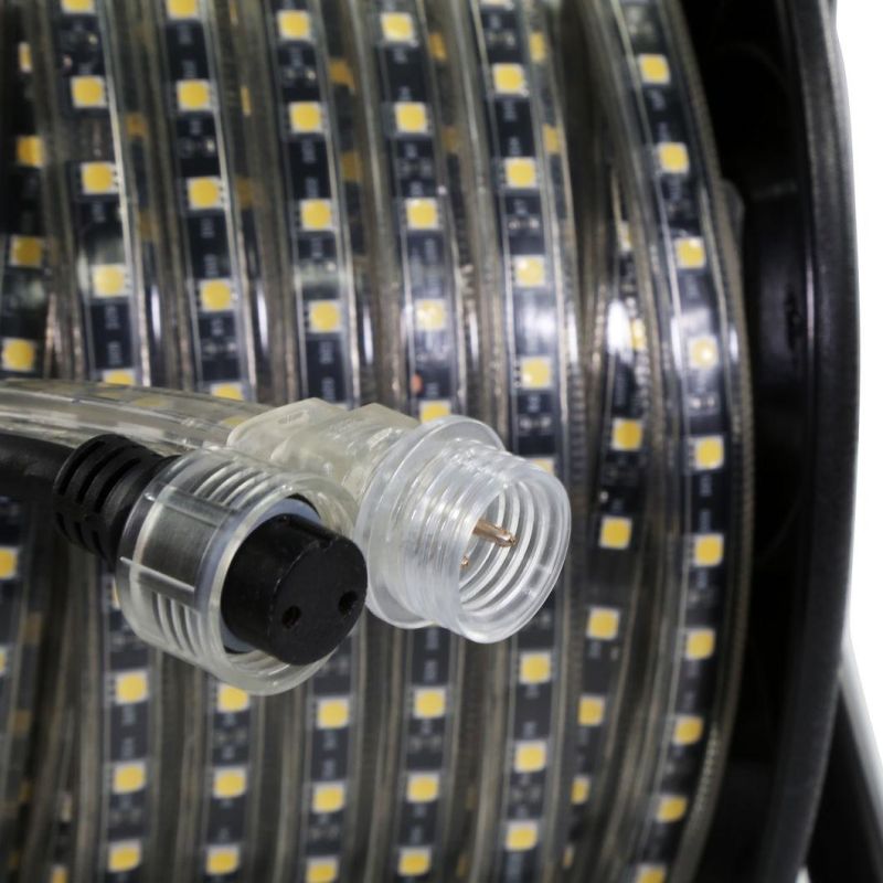 230V 15m 5050-60LED/M Construction Site LED Strip with Linkable Design on a Drum 4000K