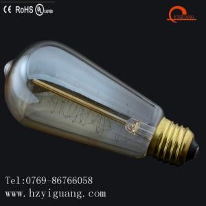 Factory Direct Sale St Shape Energy Saving LED Filament Bulb