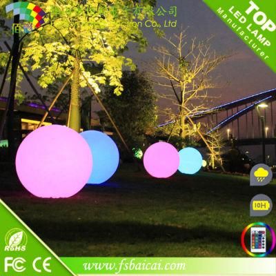 PE Material 16 Colors Changing Waterproof LED Light Ball