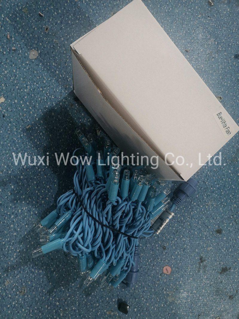 10m Multicolored Rubber Cable LED Garland String Light IP65 LED Fairy Lights Whiteweatherproof White LED Fairy Lights