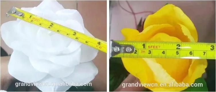 New Product LED Fancy White Rose Flower Lights, Artificial Flowers for Wedding Decoration Stand From China Supper