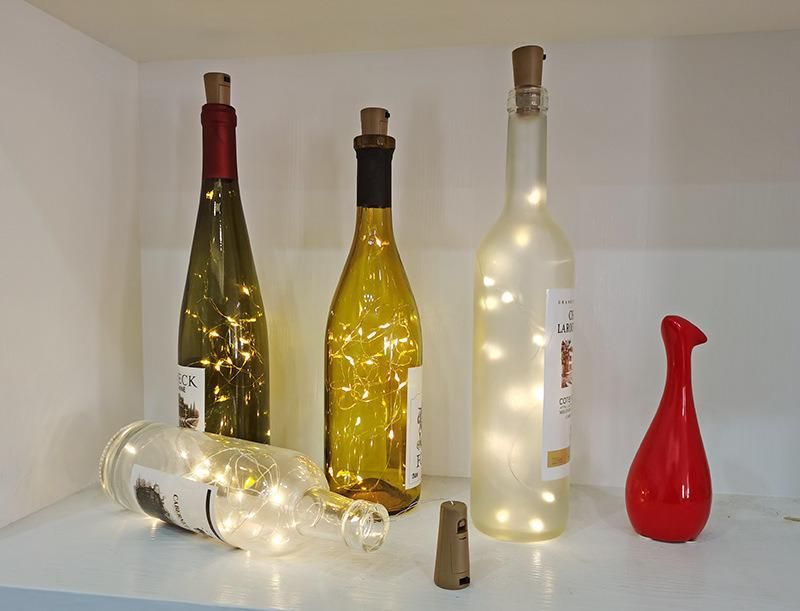 Wine Bottle String Lights for Party Bar Decor