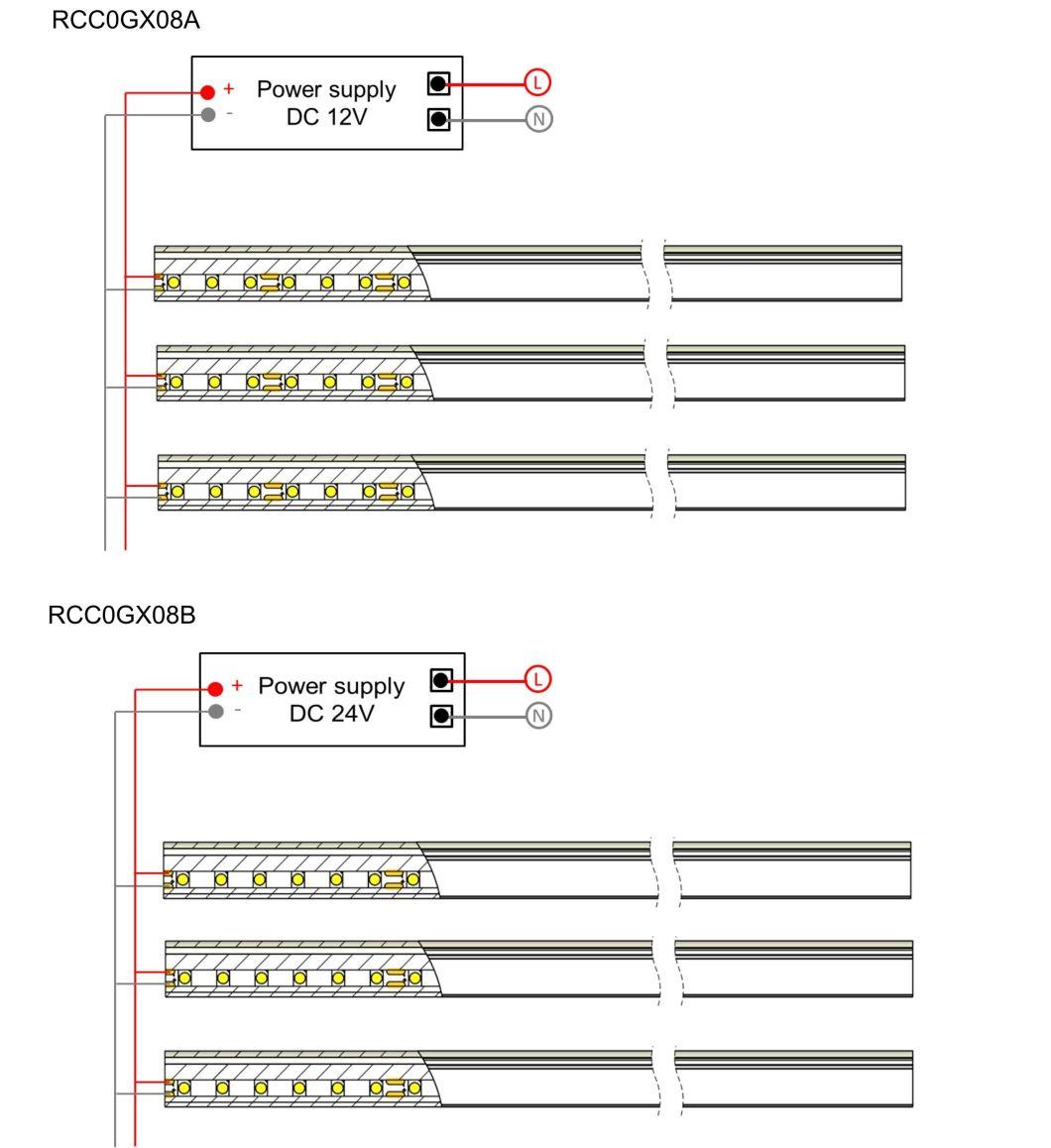 SMD2835 Neon 12W UL CE RoHS LED Lighting Flex Strip