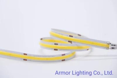 Cuttable Double Colors COB LED Strip Light 640LED 10mm with Factory Price DC24V