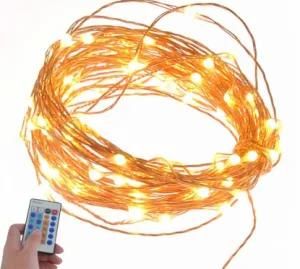 Party Light LED Copper Wire String Light /Powered by 3AA Battery Warm White