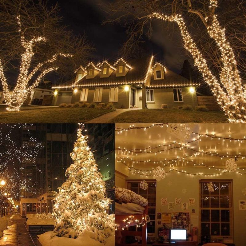 LED Outdoor Christmas String Lights for Tree Decorations