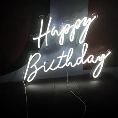 Unique Custom Holiday Business LED Lighting Ultra-Thin Weatherproof Light Neon Signs for Wedding