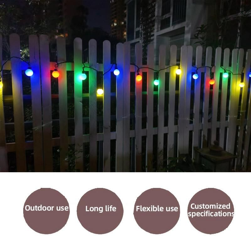 IP65 Outdoor Lighting Waterproof Lamp String G40 Ball Racecourse Light