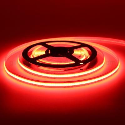 High Brightness Fcob 320LEDs Light Strips DC12V Red Color