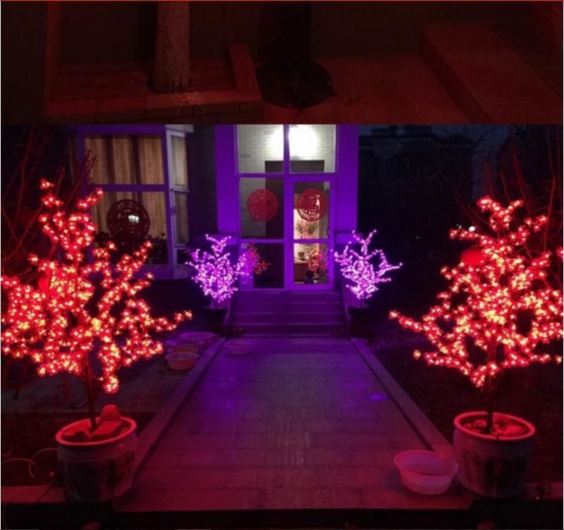 Wedding Decor Artificial Landscaping LED Light up Cherry Blossom Tree