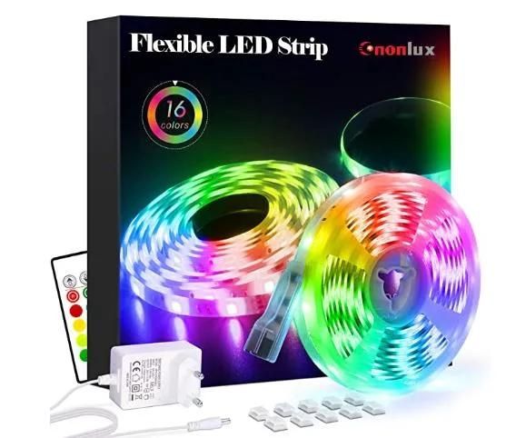 LED Lighting Multi Color 5050 Flexible RGB LED Tape Light Strip