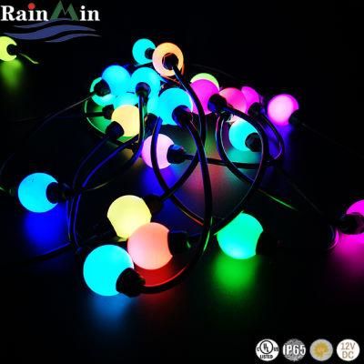 28mmdc12V RGB Color Llt Twist-Lock LED Pixel Light String