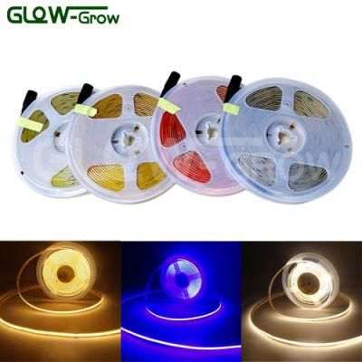 Ra&gt;90 Nature White 480LEDs LED COB Flex Strip Light with CE Approval