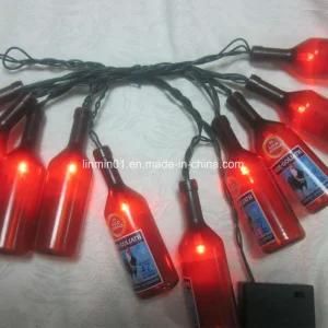 Custom Decoration Bottles LED String Lights with Print