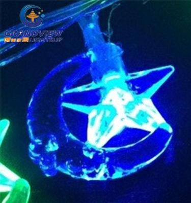 LED Moon and Star String Light for Ramadan Decoration