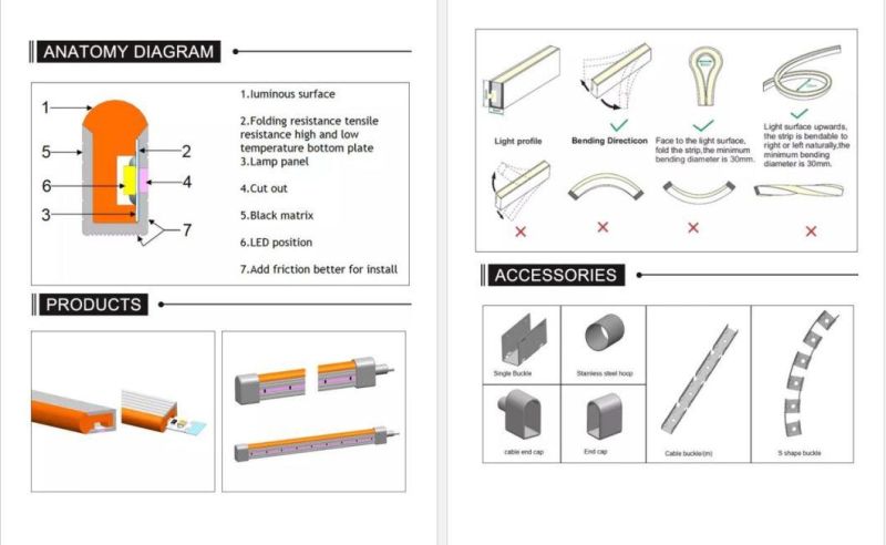 Lights Cost-Effective Silicone Cover DC24V 120LEDs/M Neon LED Strip Light