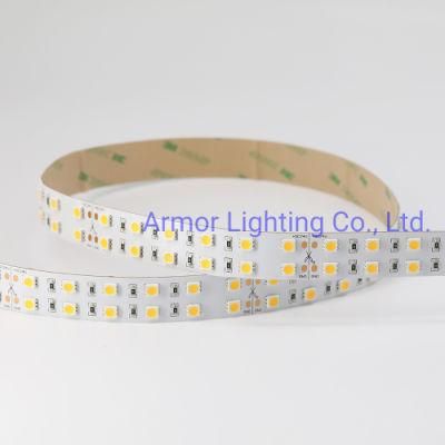 Indoor Decorate Simple Cuttable Installable SMD LED Strip Light 5050 120LEDs/M DC24V