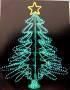 2m High Green Christmas Tree Light