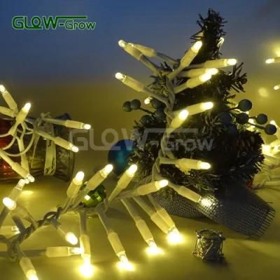 Festival Decoration SAA Listed Christmas LED Cracker String Light with Dia. 0.5mm2 Pure Copper Wires for House Use